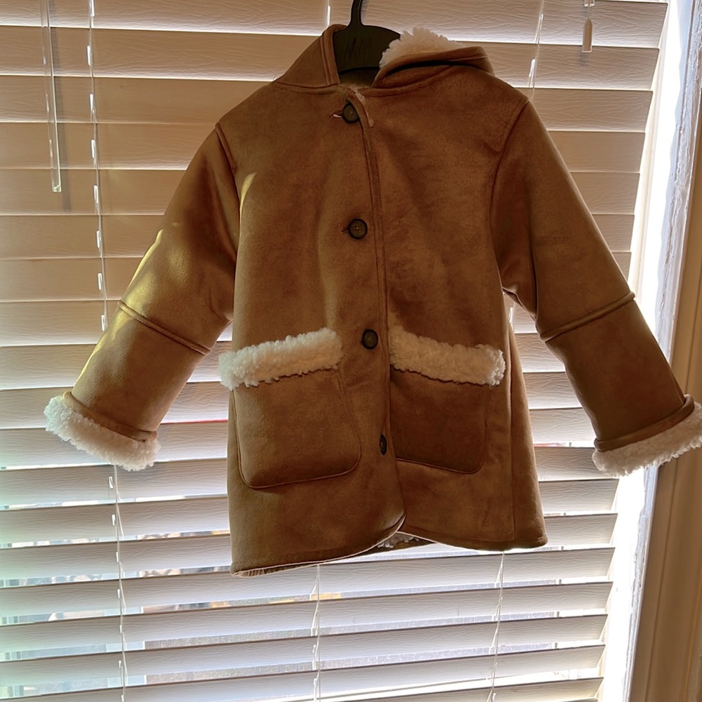 Zara fluffy coat